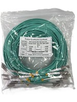 Usine Duplex MM OM4 OM3 Cordon de raccordement à fibre optique SC LC UPC OEM 1m-100m