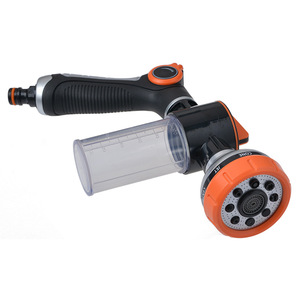 Pistolet à eau multifonctionnel avec buse de pulvérisation réglable pour lavage de voiture, arrosage de jardin, nettoyage domestique, pulvérisateur de mousse à 8 motifs - Product Image 2