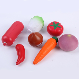 Balle anti-stress en PU de haute qualité avec logo personnalisé, thème légumes, jouet en mousse PU à presser pour filles et garçons - Product Image 6