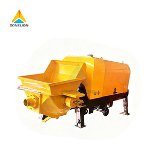 Pompe à <span class=keywords><strong>béton</strong></span> sur remorque à moteur diesel, <span class=keywords><strong>prix</strong></span> usine, haute efficacité, équipement de construction pour chantier - Product Image 1