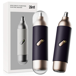 Rasoio Elettrico 2 in 1 per Naso e Viso, Ricaricabile USB-C, Impermeabile, Portatile per Viaggi e Cura Personale - Product Image 4