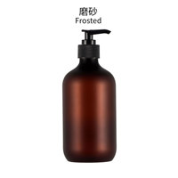 Bouteilles de luxe personnalisées de 500 ml en PET pour shampoing, après-shampoing, lotion corporelle, savon liquide, huile, avec pompe, emballage numérique