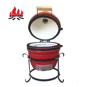 <span class=keywords><strong>Grill</strong></span> Kamado de table de petite taille de la marque Kimstone, four en céramique de 13 pouces, barbecue au charbon de bois - Product Image 2
