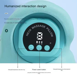 Almohada de Tracción Cervical Eléctrica Recargable por USB con Seis Niveles de Control de Calor y Temporizador, Masajeador de Cuello - Product Image 3