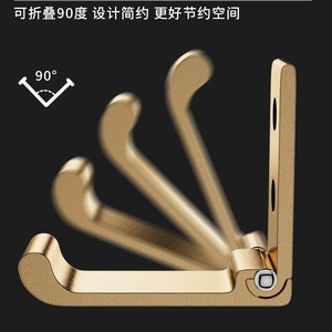 <b>Clothes</b> Hook Aluminum Alloy Heavy Duty Wall Mounted 30lb Capacity Modern Design Bathroom Robe Hook - Product Image 3