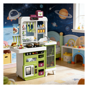 Juguete de Cocina de Simulación para Niños, Fregadero de Lujo, Estufa, Estante de Almacenamiento, Práctica Culinaria, Desarrollo de la Imaginación, Ocio Familiar - Product Image 3
