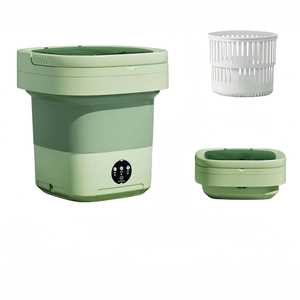 Lavadora Portátil Mini de 15L, Automática, Eléctrica, de Carga Frontal, para Uso Doméstico y Hotelero, Nueva, Plegable, Fácil de Instalar - Product Image 1