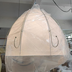 Modern Hotel Lobby Chandelier Round E27 <b>LED</b> Pendant <b>Light</b> Anti Glare For Villa Bar Restaurant Teahouse Decor - Product Image 3