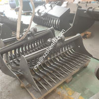 Bucket Excavator Mini untuk Mesin Konstruksi, Model Sieve Rake, Lebar 1000mm, Tipe Skeleton