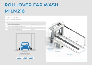 Machine de lavage de voitures automatique sans balais avec brosses pour roues, lavage automatique sans contact, prix M-LM2 - Product Image 6