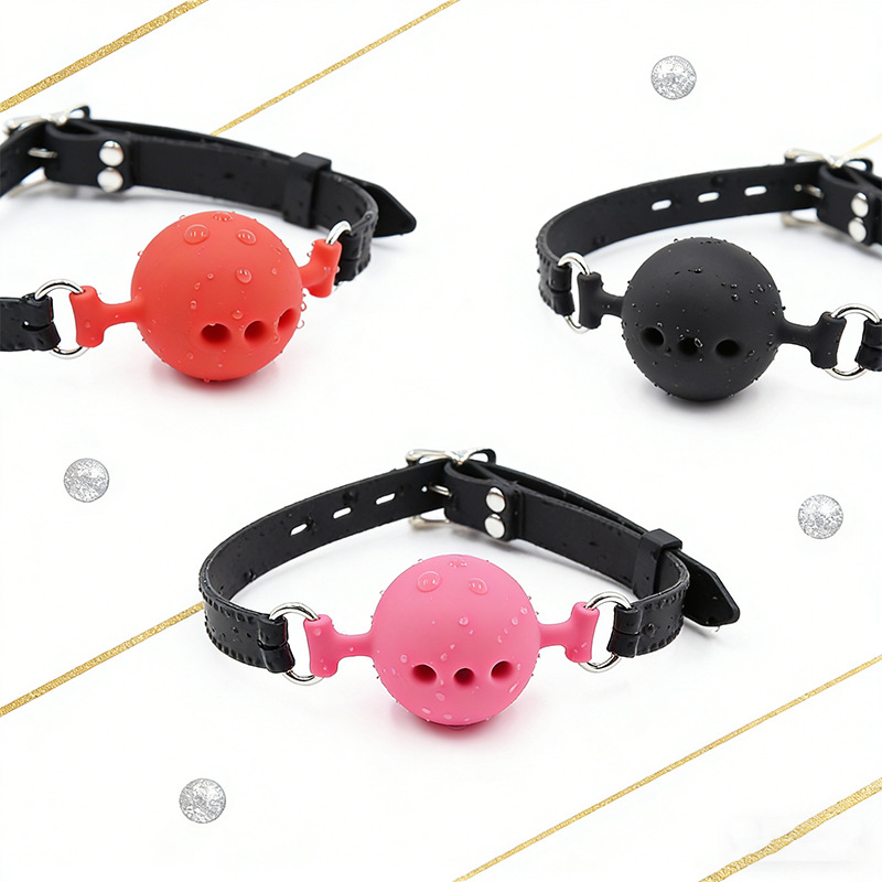 Verified Supplier Silicone Ball Gag Breathable Design
