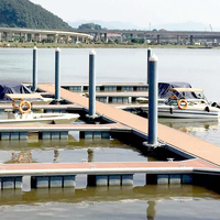 Dock de bateau flottant en aluminium Plate-forme de pont d'amarrage en aluminium Doigts de quai Kit Prix