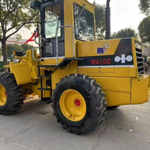 Low Price High Quality Used Komatsu WA100 <b>Small</b> Loader Machinery Engineering Equipment Komatsu WA100 380 500 Loaders Hot Sale - Product Image 3