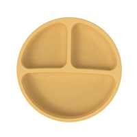 Wellfine Plaque d'alimentation en silicone personnalisée de qualité alimentaire pour enfants Assiette pour bébé en silicone