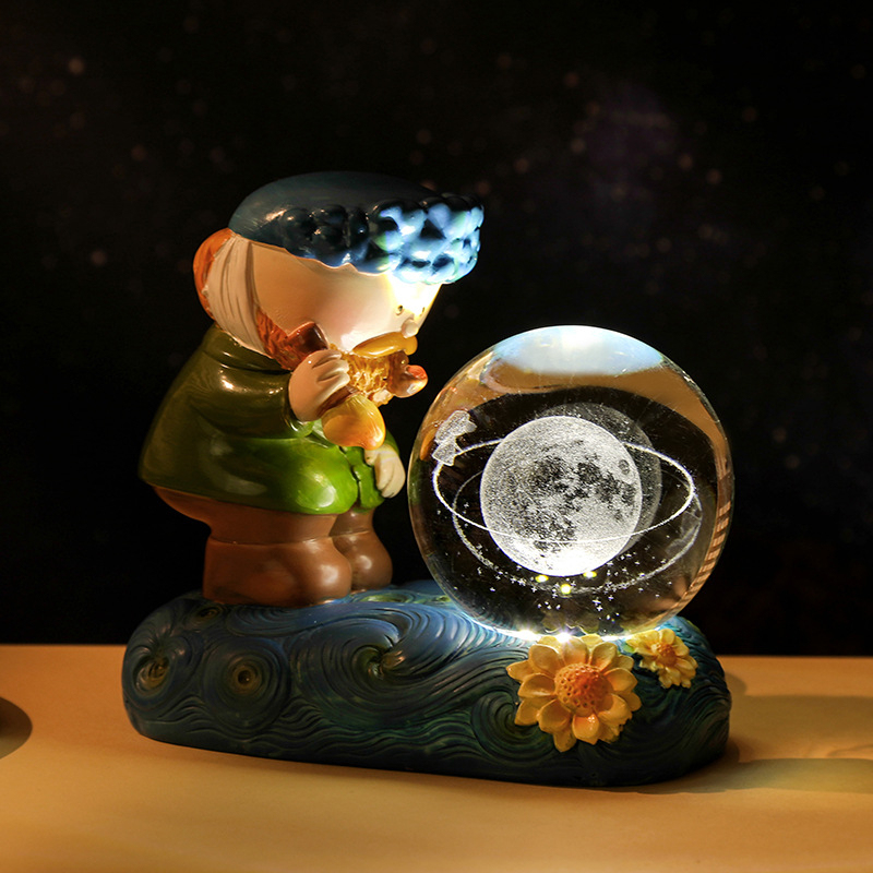 Van Gogh Starry Sky Sphere - Stroll Among Starry Skies