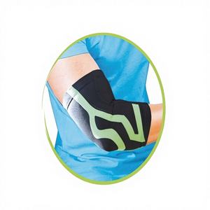 Attelle de coude ORIONE avec bande de compression intégrée, en Spandex respirant et réglable, pour le sport et la physiothérapie, Réf. 487 - Product Image 1