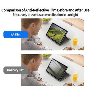 Protection d'écran pour tablette PET anti-reflet AR anti-éblouissement personnalisée pour iPad Air M4, anti-rayures, haute transparence - Product Image 2