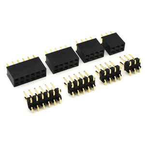 Nhà Máy Bán buôn OEM kép Hàng 2x10pin SMT nữ tiêu đề pin kết nối <span class=keywords><strong>1.27mm</strong></span> 2.0mm 2.54mm Pitch cho tiêu đề & dây vỏ - Product Image 2