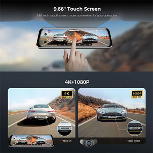 5504 9.66-Inch Echte 4K Voor-En 1080P-Achterkant Voor Dubbele Opname Globale Spraakbesturing Zonder Wake-Up Bsd Blinde Vlek Dvr Dashcam - Product Image 5