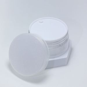 Wholesale 8oz Plastic Cosmetic Cream <b>Scrub</b> Jars 250g White <b>Cap</b> Empty Jars with Lids for Body <b>Scrub</b> - Product Image 3