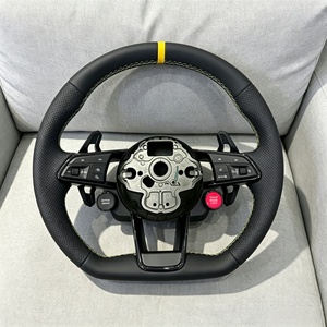 Volant semi-cuir style sport adapté aux Volkswagen <span class=keywords><strong>Golf</strong></span> 5 6 <span class=keywords><strong>7</strong></span> R MK5 MK6 MK7 MK7.5 <span class=keywords><strong>Gti</strong></span> Polo Passat CC B8 B6 - Product Image 3