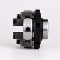 Mandrin de tour à bois miniature SANOU K02-80B 80mm, 4 mors auto-centrant en acier, serrage manuel, précision 0,05mm, personnalisable OEM