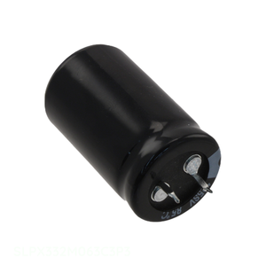 Condensateur à traversée de canal SLPX332M063C3P3, aluminium, 3300uF, 20%, 63V, SNAP TH, 3300 uF - Product Image 1