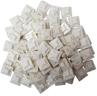 Des échantillons gratuits fournissent une Base de montage de serre-câble en Nylon auto-adhésif écologique 20x20mm supports de serre-câble en plastique