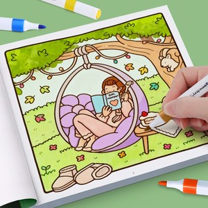 Libro de <span class=keywords><strong>Colorear</strong></span> <span class=keywords><strong>para</strong></span> Niños con 2 Estilos: Animales Marinos y Amigos Acogedores, Patrón de <span class=keywords><strong>Dibujos</strong></span> Animados, Libro de Ejercicios de Dibujo de Líneas Simples <span class=keywords><strong>para</strong></span> Niños Pequeños y Educación en Casa - Product Image 1