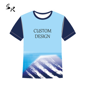 Camiseta de Poliéster Estampada al por Mayor <span class=keywords><strong>para</strong></span> Hombre, Diseño de Logotipo Personalizado, Camiseta <span class=keywords><strong>para</strong></span> Maratón, Regalo Promocional, Camiseta de Malla Sublimada - Product Image 1