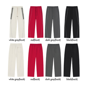 <span class=keywords><strong>Pantaloni</strong></span> della <span class=keywords><strong>tuta</strong></span> da <span class=keywords><strong>uomo</strong></span> pesanti 36,5 gsm personalizzato striscia riflettente Patchwork retrò cotone poliestere spazzolato Streetwear <span class=keywords><strong>pantaloni</strong></span> della <span class=keywords><strong>tuta</strong></span> - Product Image 3