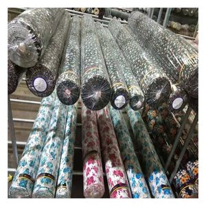 Tela Challis de Rayón Estampada 100% para Corea/Indonesia, Ecológica, Venta al por Mayor de Fábrica China, Vestido de Rayón con Flores Grandes - Product Image 1