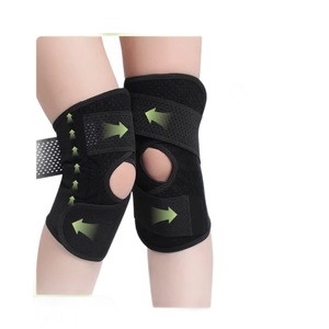 Rodilleras Cofoe KF-TL25 negras con almohadilla de doble forma de luna para protección del menisco y soporte articular deportivo - Product Image 2