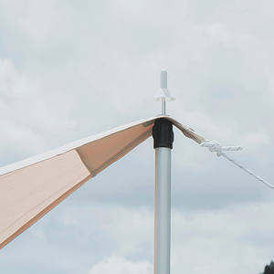 調整可能アルミテレスコピックポールセット<span class=keywords><strong>2.3</strong></span>/3メートル調整可能テントドアキャノピーサポートポール - Product Image 5