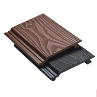Panel de Pared Exterior Impermeable y Ecológico de WPC, Decoración Exterior Resistente a la Intemperie, Marca Sayruo, Retardante de Fuego, 5 Años de Garantía