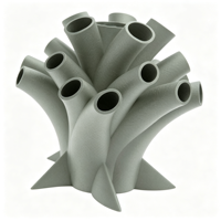 Pièces de tuyaux d'échappement automobiles fabriquées sur mesure en acier inoxydable, aluminium et Inconel par impression 3D de précision SLM DMLS