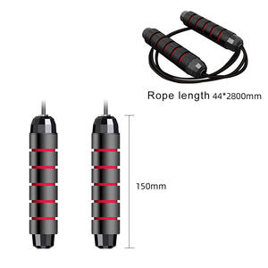 Wholesale Heavy Weight Steel Wire Skipping <b>Rope</b> Adjustable Bearing <b>Gym</b> Jump <b>Ropes</b> for Fitness - Product Image 2