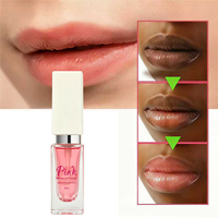 Sérum Lèvres Rose pour Pigmentation Foncée – Traitement Éclaircissant Rapide, Exfoliant et Repulpant – Formule Botanique Format Voyage à l'Aloe Vera et au Beurre de Karité