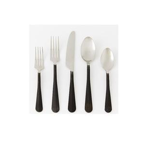 Vajilla de lujo con logotipo personalizado para restaurante, juegos de cubiertos de acero inoxidable 18/10, espejo pulido, cuchara, tenedor, cuchillo, colores oro blanco - Product Image 4