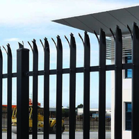 Valla de Acero Galvanizado en Caliente de 1.8 m de Altura para Límites Residenciales