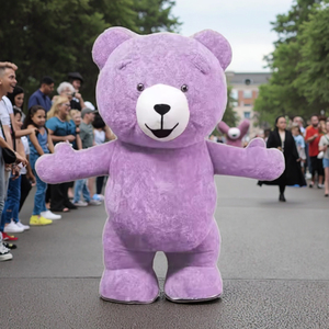 Disfraz Inflable de Oso de Peluche Teddy Bear para Adulto, Traje de Mascota para Cosplay de Dibujos Animados para Halloween, Éxito de Ventas - Product Image 4