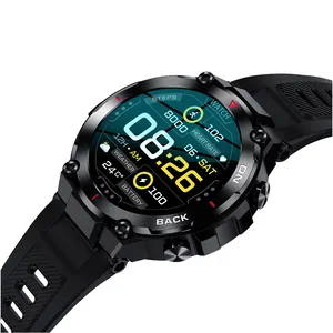 Monitör kan spor su geçirmez K37 Montre Connecte Reloj akıllı saat Hombre Montres Intelligentes 2024 Reloj Mujer İzle akıllı