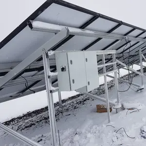 Suporte de painel solar de alumínio pré-montado, sistema de montagem no solo, suporte solar, montagem fotovoltaica