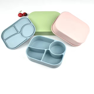 Lunch Box <strong>Set</strong> Stainless Spoon Fork <strong>Microwavable</strong> Silicone Kids Enfant Water Bottle Food Storage Kids Lunch Box <strong>Set</strong> with Bag - Product Image 4