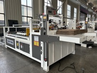 Nouvelle machine semi-automatique à grande vitesse pour le pliage et le collage du carton ondulé, facile à utiliser
