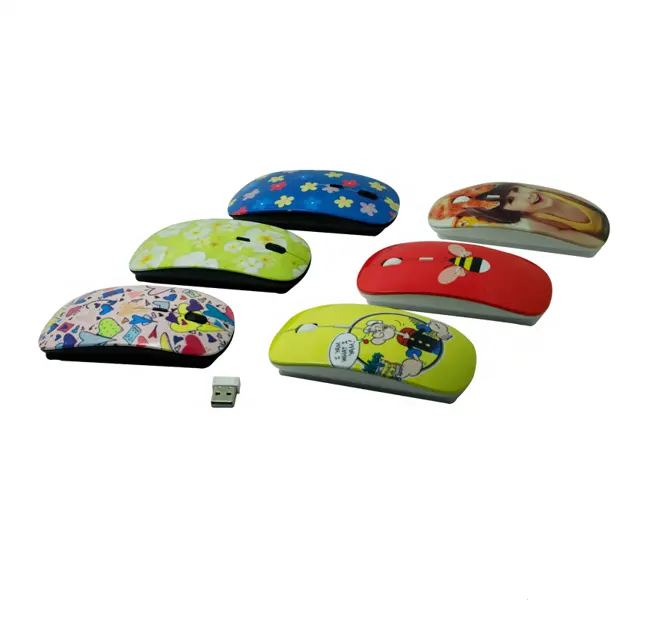 3D Wireless Mouse Benutzer definiertes Logo Laptop Computer Personal isierte Dye Sublimation Blanks Wireless Office Mouse