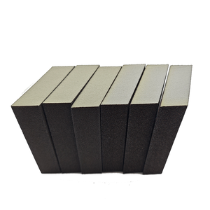 Bloc de ponçage trapézoïdal en éponge pour le nettoyage du bois, le nettoyage des joints de carrelage et la finition des coutures - Éponge de ponçage - Product Image 6