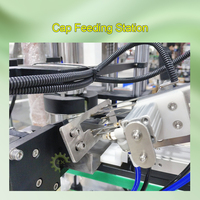 Machine de remplissage et de bouchage de bouteilles de vin liquide pneumatique à tête unique entièrement automatique ZXSMART