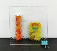 Feuille acrylique cannelée décorative 1220x2440mm Panneau en plastique transparent en 5mm 6mm 8mm pour la décoration intérieure et le mobilier