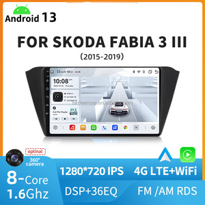 Android 13 Auto Car Radio 1280*720 IPS Car-play 4G LTE Navigator para SKODA FABIA 3 II 2015-2019 - Product Image 4
